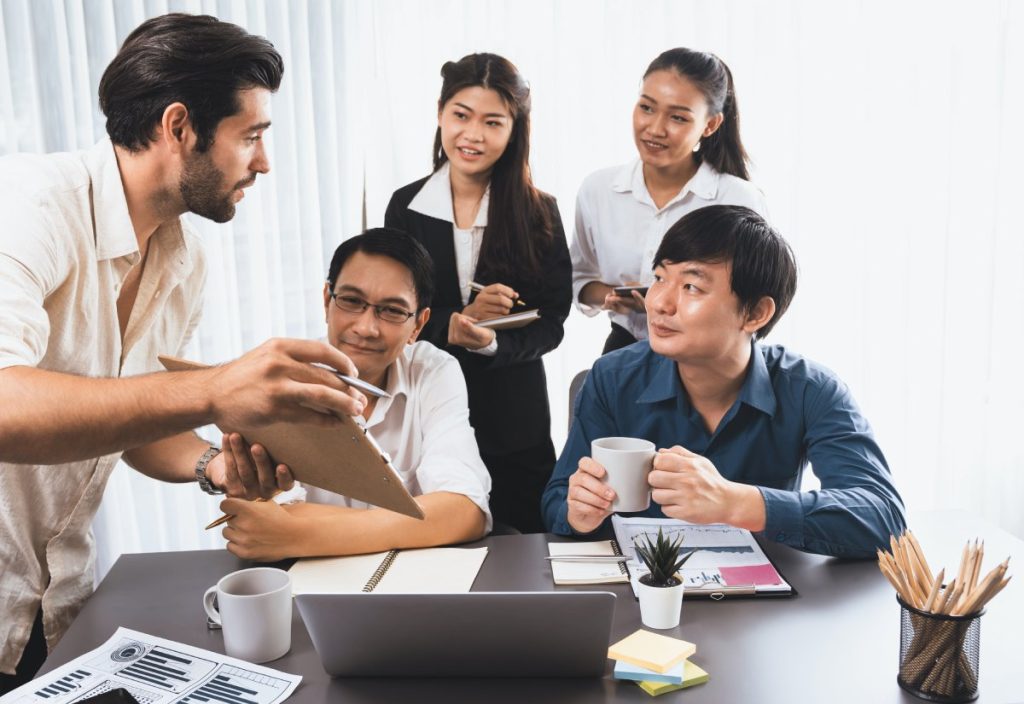 Health Supply team collaborating on custom supplement formulations and brand development.